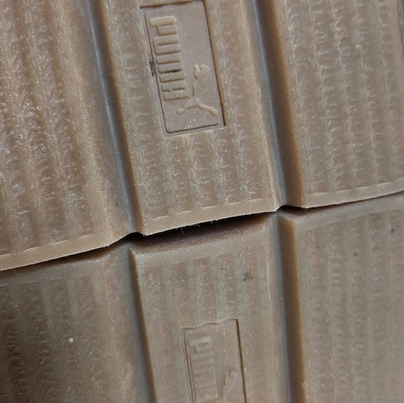 PUMA Rihanna X Fenty Yellow Pink Creeper Shoes Suede Platform 8.5 - Picture 14 of 16